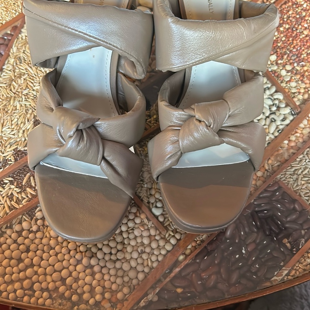 Taupe Knotted Women's Sandals